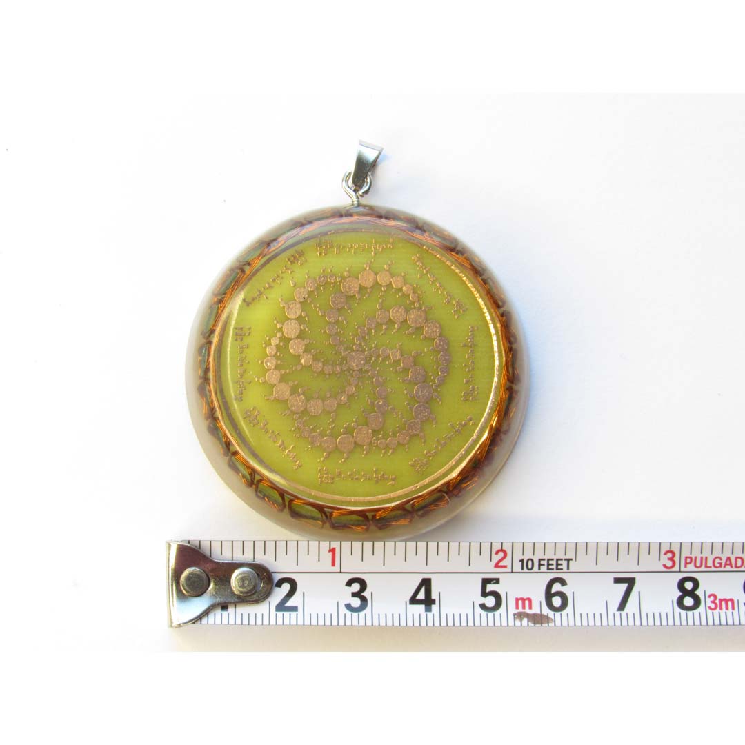 Collar Tibetano Destructor de obstáculos Guru Rinpoche Crop Circle - Metayantra - Metayantra México