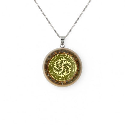 Collar Tibetano Destructor de obstáculos Guru Rinpoche Crop Circle - Metayantra - Metayantra México