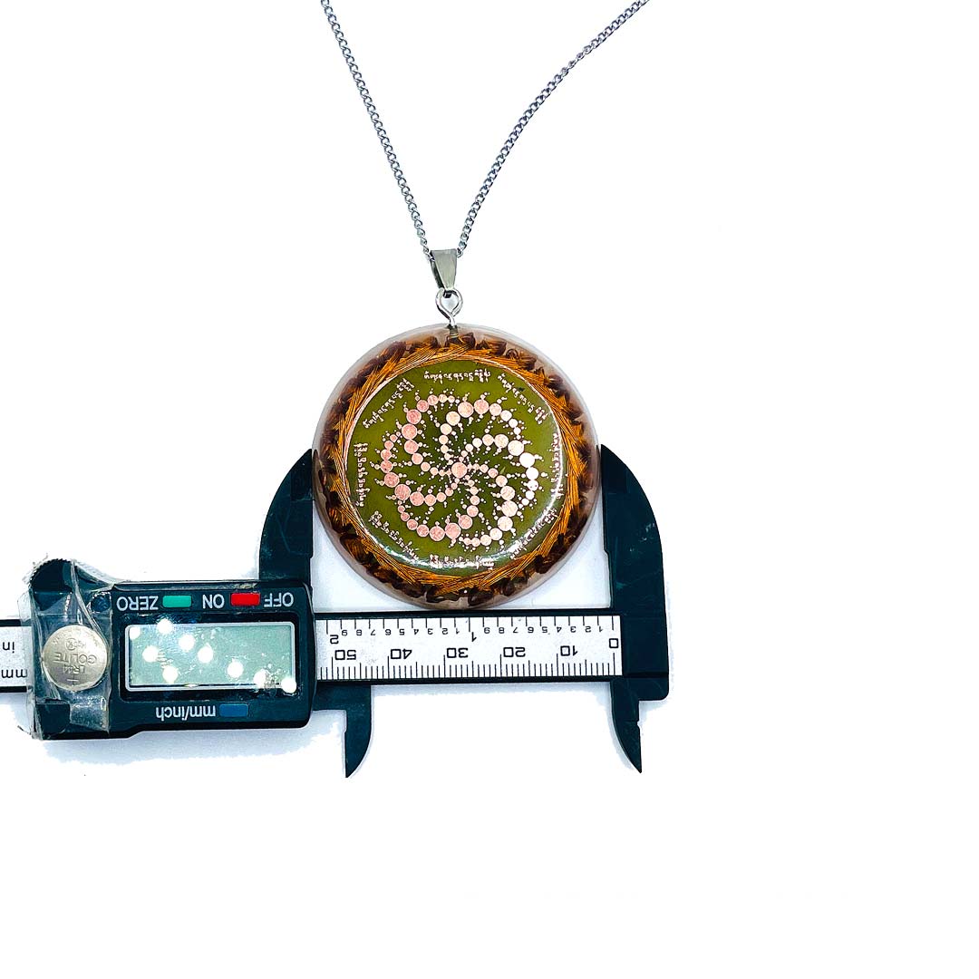 Collar Tibetano Destructor de obstáculos Guru Rinpoche Crop Circle - Metayantra - Metayantra México