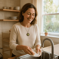 Thumbnail for Collar Vector de Equilibrio Dorado: Calma, Protección y Armonía - Metayantra México