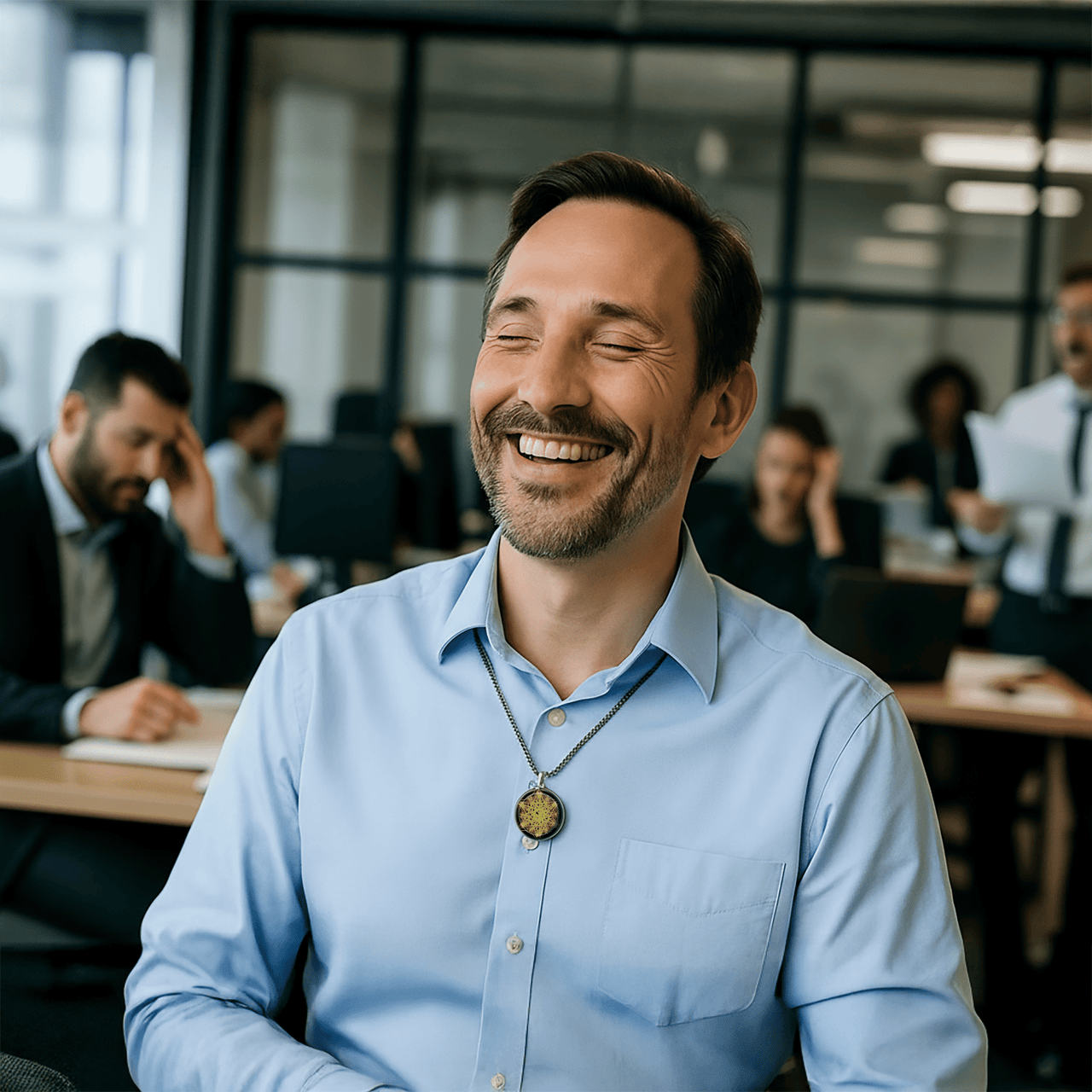 Collar Vector de Equilibrio Dorado: Calma, Protección y Armonía - Metayantra México