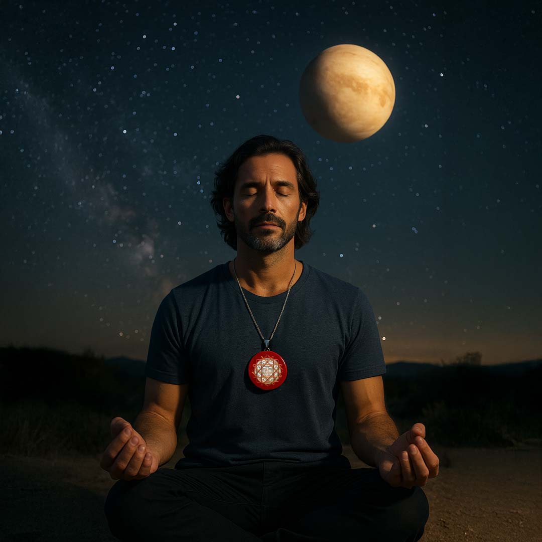 Encuentra el Amor con el Collar Orgonita Sello de Salomón de Venus - Metayantra México