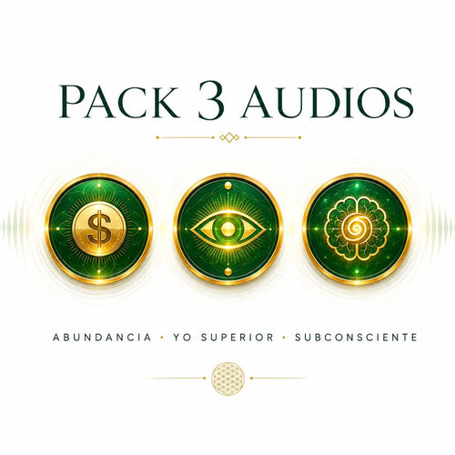 Pack 3 Audios de Expansión de Consciencia: Abundancia, Yo Superior y Subconsciente · Binaural + Subliminal FLAC 1000kbps - Metayantra México
