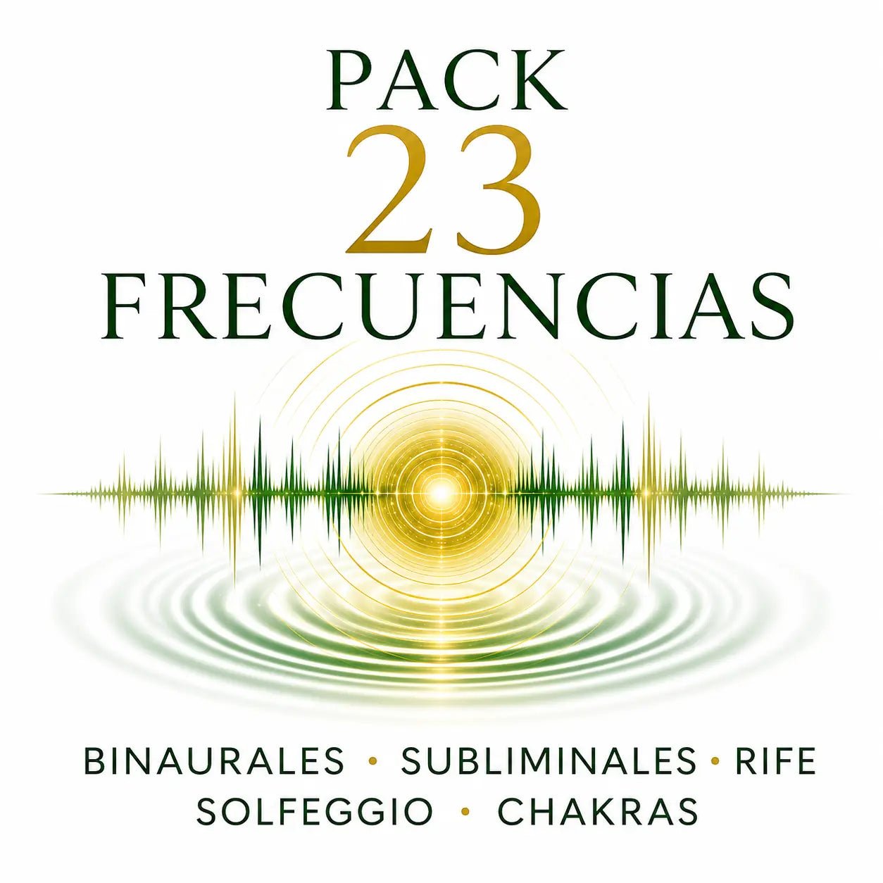 Pack Maestro 23 Audios de Frecuencia: Reprograma tu Realidad · Binaurales, Subliminales, Rife, Solfeggio y Chakras · FLAC 1000kbps - Metayantra México