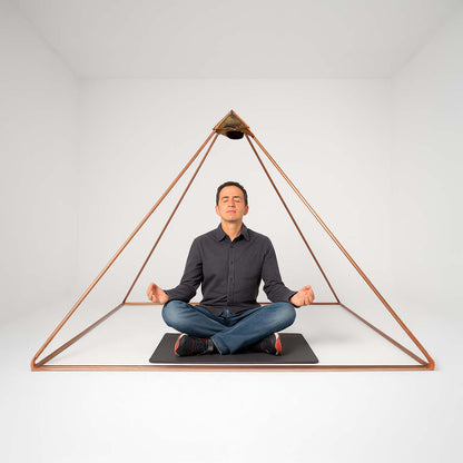 Pirámide de meditación de cobre - Metayantra México