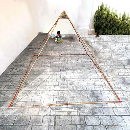 Pirámide de meditación de cobre - Metayantra México
