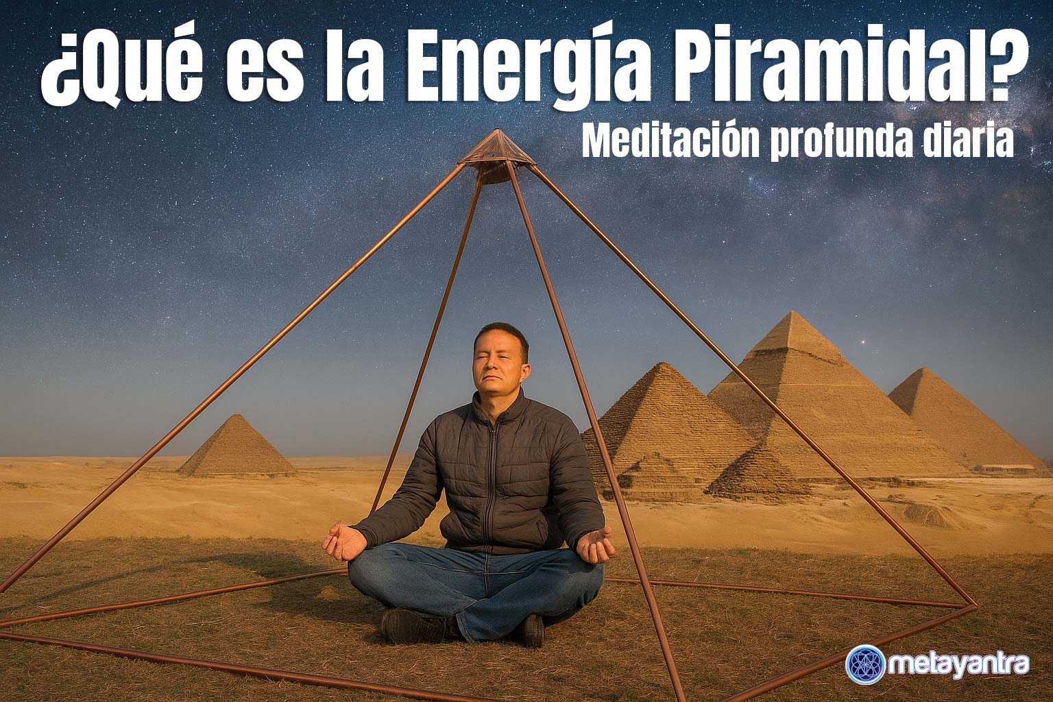 Pirámide de meditación de cobre - Metayantra México