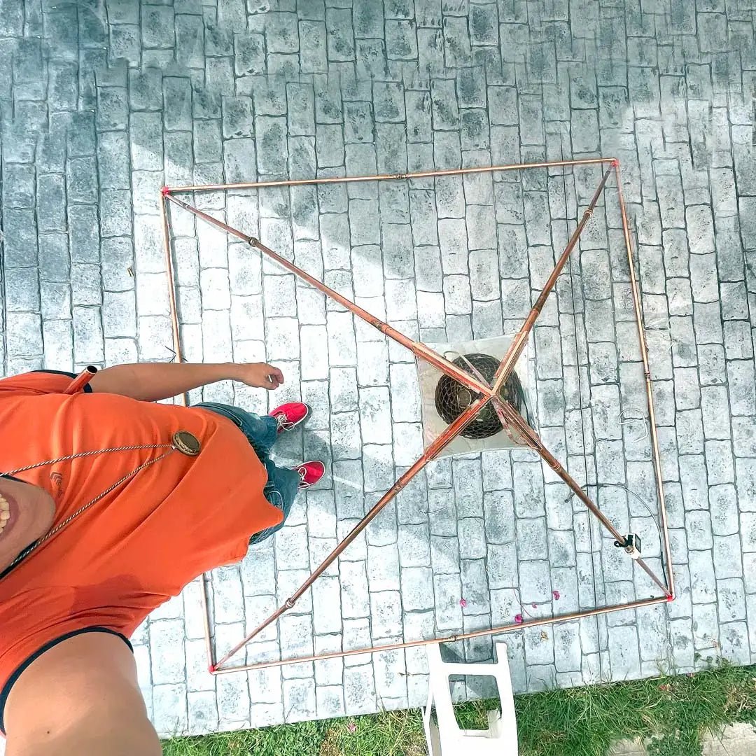 Pirámide de meditación de cobre - Metayantra México