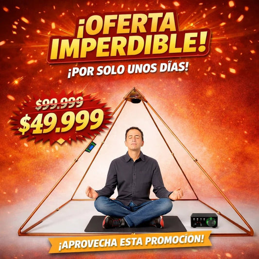 Pirámide de Terapia Electromagnética y Lumínica (Tecnología PEMF de Vórtice Cuántico) - Metayantra México