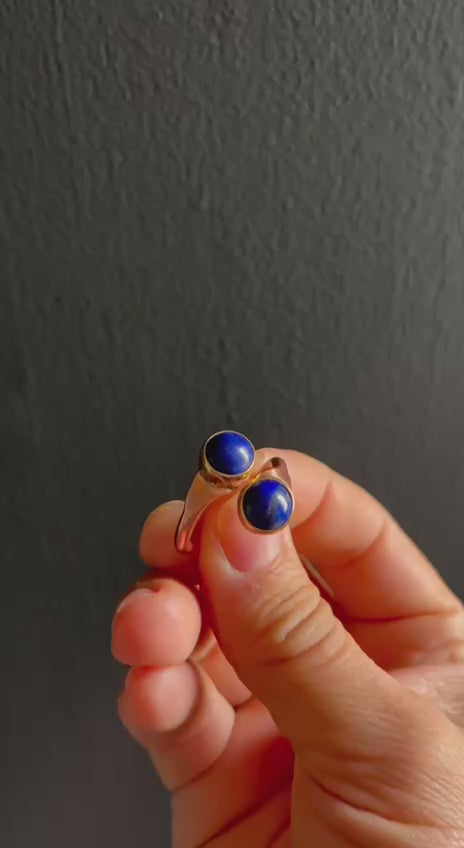 Metayantra Anillo de Cobre con Lapislázuli | Poder Místico