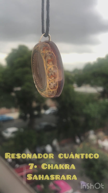 Collar Orgonita Resonador Cuántico Sahasrara para Consciencia