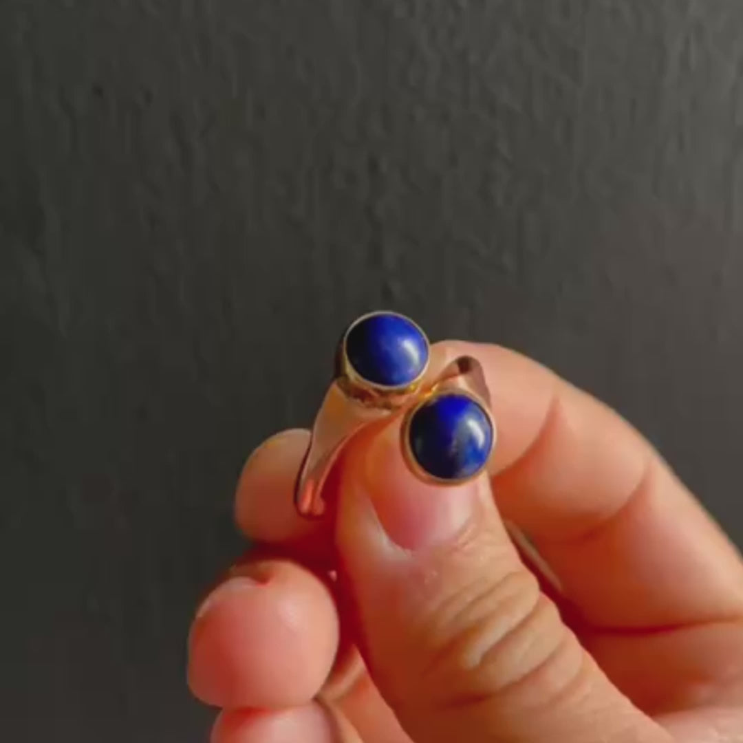 Metayantra Anillo de Cobre con Lapislázuli | Poder Místico