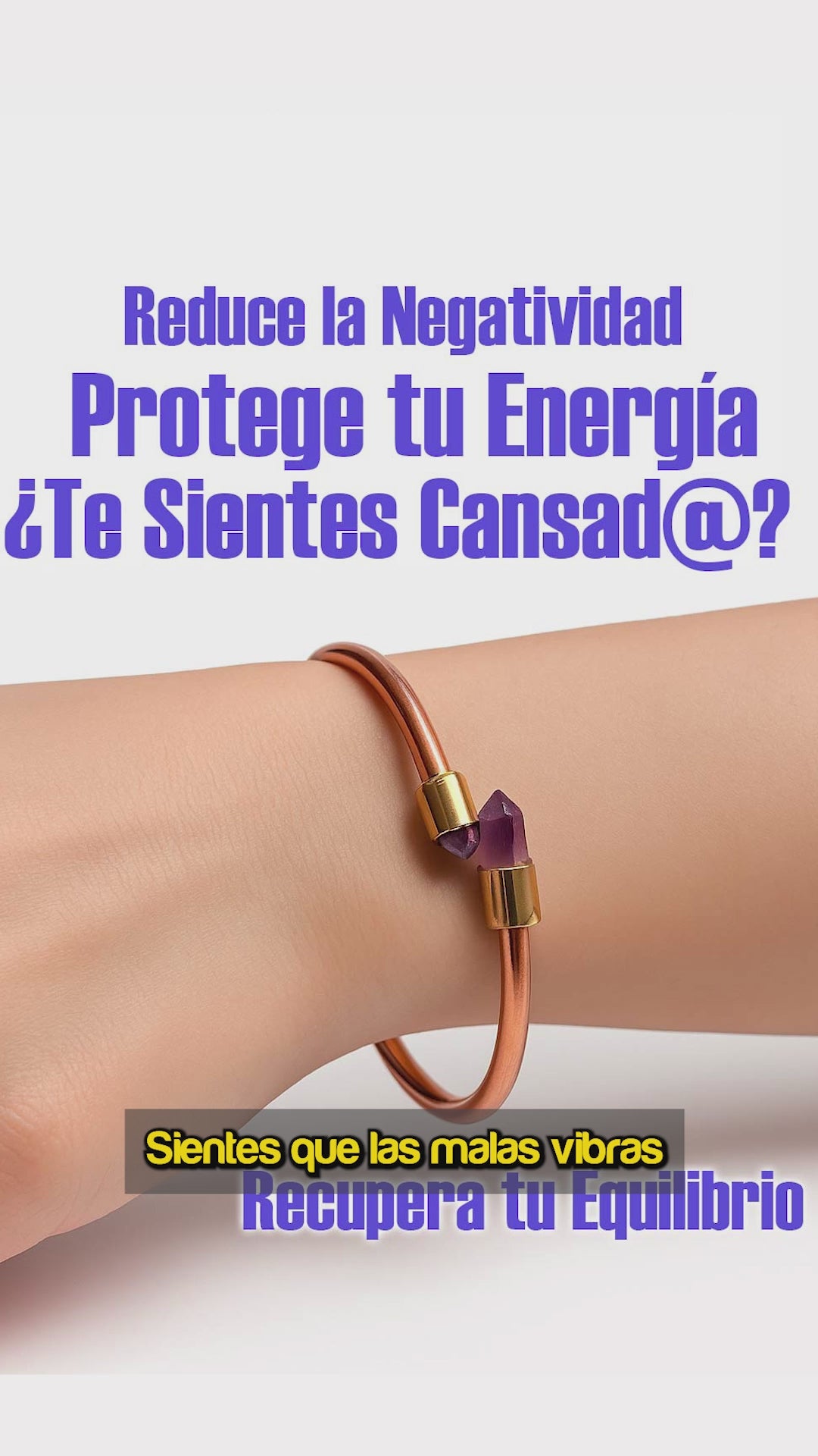Pulsera de Cobre con Amatista: Beneficios Curativos y Protección