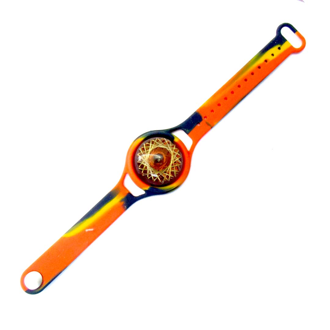Pulsera Orgon para Atraer Abundancia con 20 Vortex y Cristales - Metayantra México