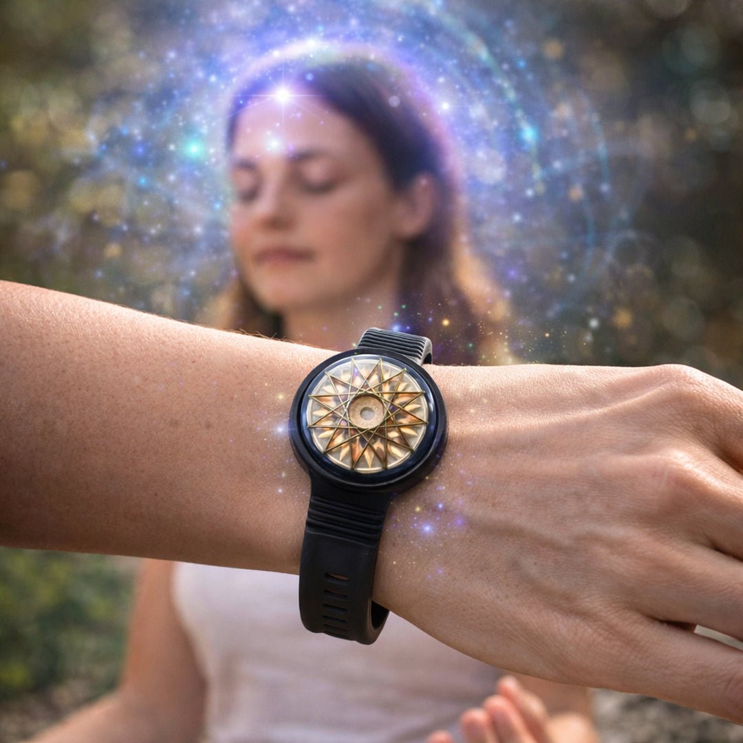 Pulsera Tercer Ojo Metayantra | Amatista + Ojo de Horus Cuántico - Metayantra México