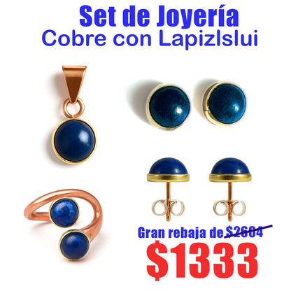 Set Místico Metayantra | Cobre y Lapislázuli
