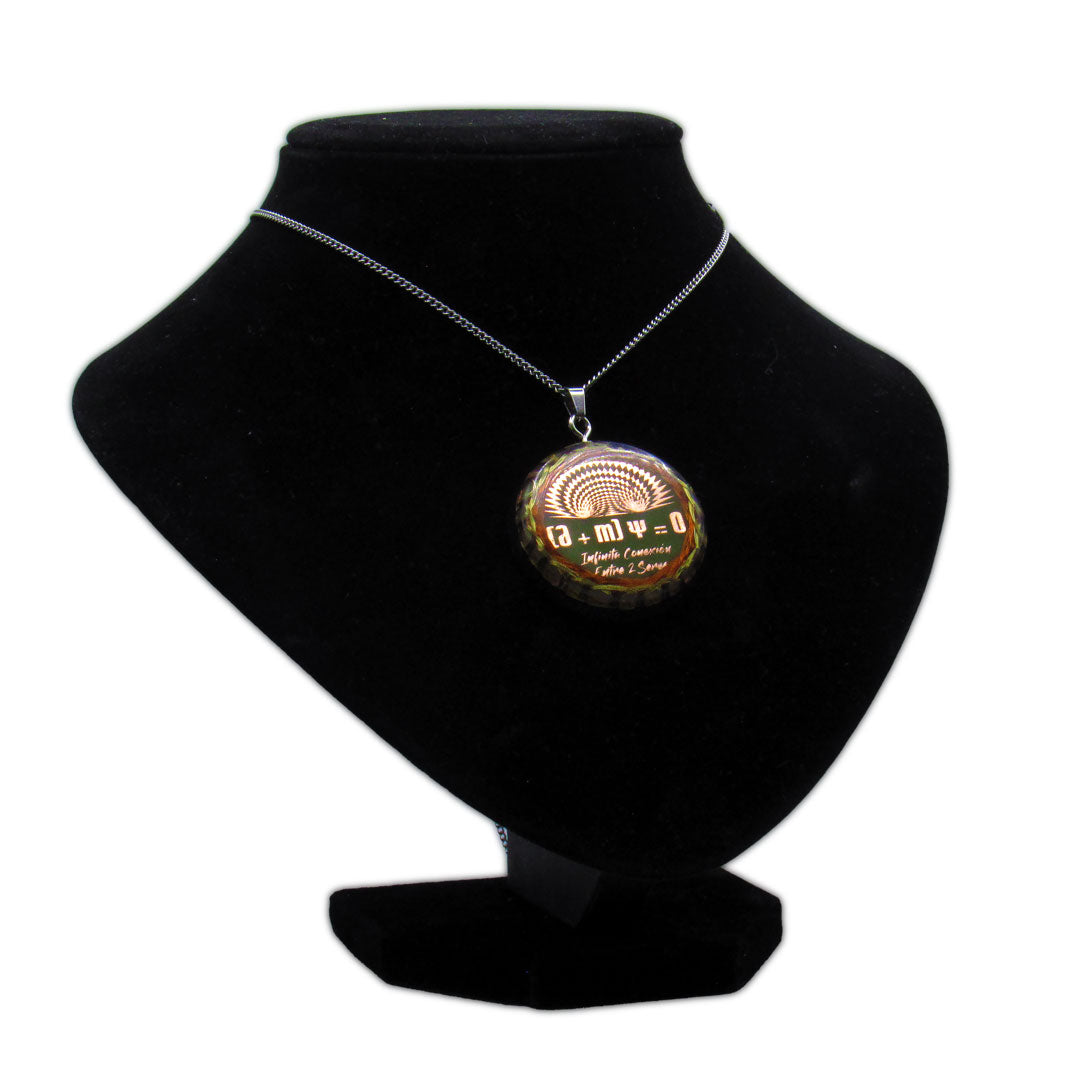 Set 2 Collares Amor Eterno Conexión Cuántica Infinita | Orgonita Cuarzo Rosa Metayantra | Entrelazamiento Almas Gemelas |