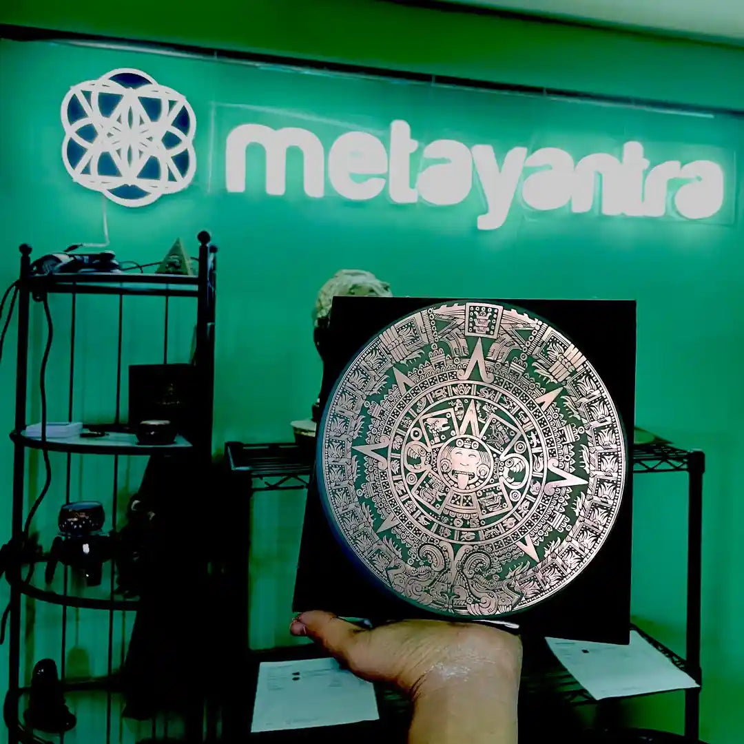 MEGA Protector de Negocios y de la Vida Solario Mexica (Calendario Azteca) 20 x 20