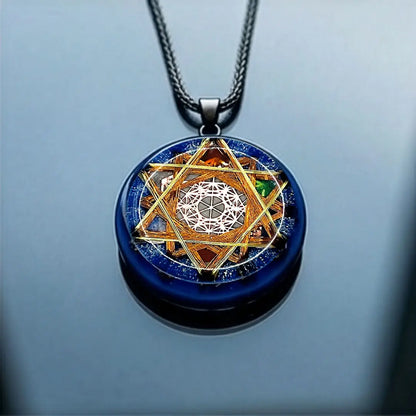 Collar Metatron Cobalto: Sanación Celular y Energía Divina