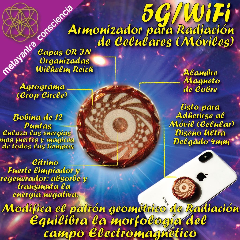 5G/WiFi Armonizador para RadiaciÇün de Celulares - Metayantra MǸxico