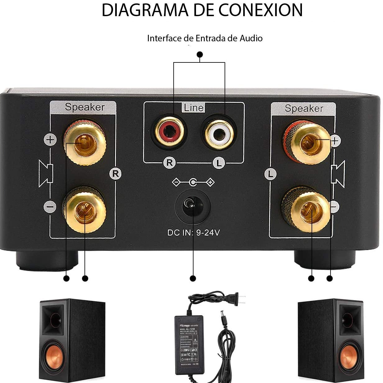 Amplificador Digital de Alta Fidelidad B071ZPGVD1 50W Surround - Metayantra MǸxico