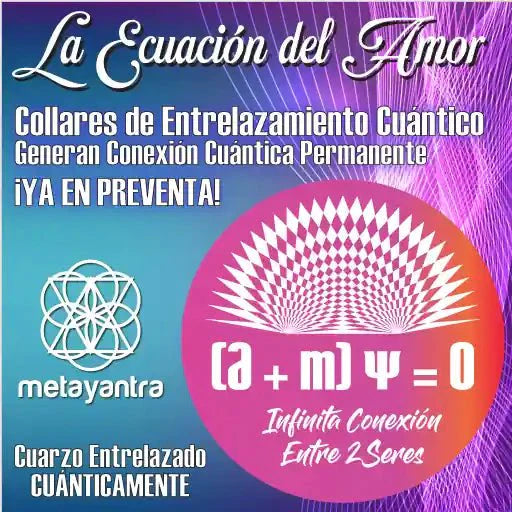 Amuletos para el Amor y una ConexiÇün Cuǭntica Infinita - Orgonita Metayantra - Metayantra MǸxico