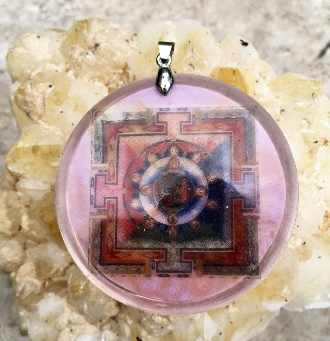 Antahkarana con Arreglo de Cristales Reiki con Mandala Vajravidarana - Metayantra México