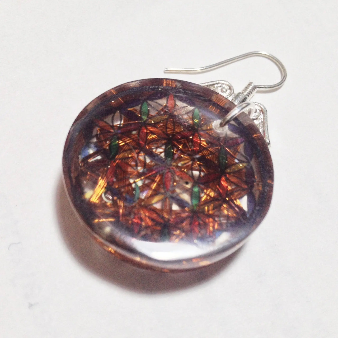 Aretes de la Flor de la Vida - Metayantra MǸxico