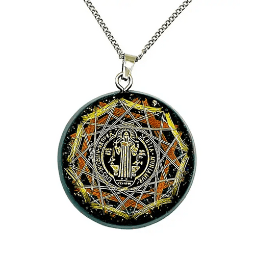 ƒ?ùÐ??© Collar de Orgonita: Generador de Milagros con Medalla de San Benito Ð??�Ð??­‹÷� ProtecciÇün Total contra BrujerÇða y EnergÇðas Negativas - Metayantra MǸxico