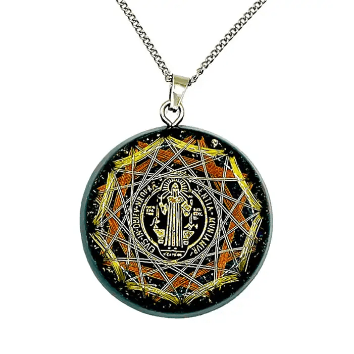 ƒ?ùÐ??© Collar de Orgonita: Generador de Milagros con Medalla de San Benito Ð??�Ð??­‹÷� ProtecciÇün Total contra BrujerÇða y EnergÇðas Negativas - Metayantra MǸxico