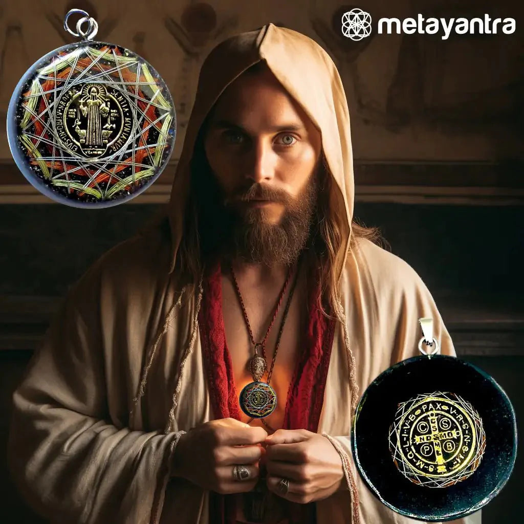 ƒ?ùÐ??© Collar de Orgonita: Generador de Milagros con Medalla de San Benito Ð??�Ð??­‹÷� ProtecciÇün Total contra BrujerÇða y EnergÇðas Negativas - Metayantra MǸxico