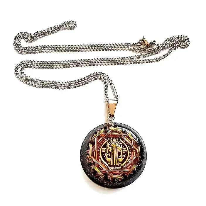 ƒ?ùÐ??© Collar de Orgonita: Generador de Milagros con Medalla de San Benito Ð??�Ð??­‹÷� ProtecciÇün Total contra BrujerÇða y EnergÇðas Negativas - Metayantra MǸxico