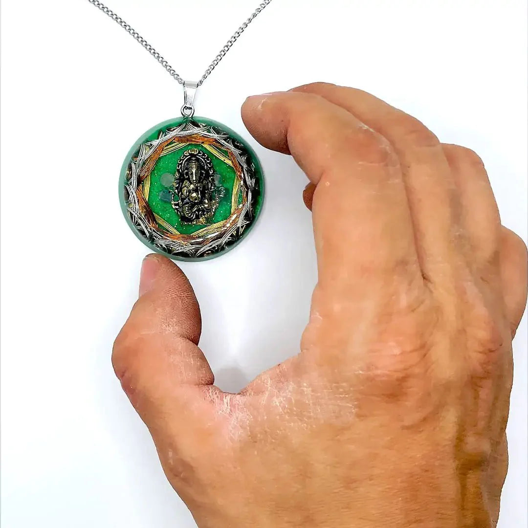 ƒ?­Ð?�?Ð??? Collar EnergǸtico OrgÇün de Ganesha: ProtecciÇün, SabidurÇða y Buena Fortuna ƒ?­Ð?�?Ð??? - Metayantra MǸxico