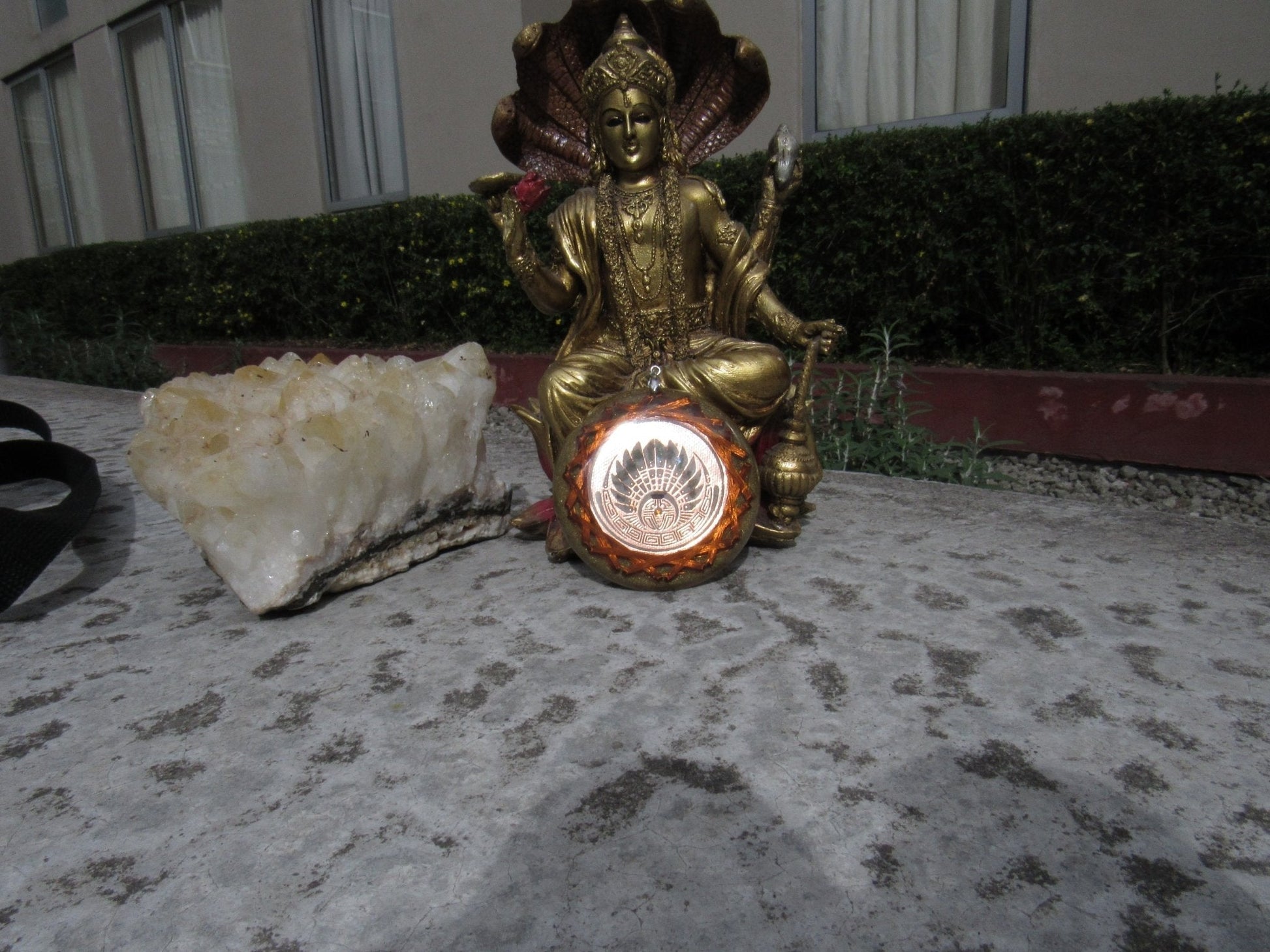 Copia de Resonador Cuǭntico QuetzalcÇüatl Con Moldavita - Metayantra MǸxico