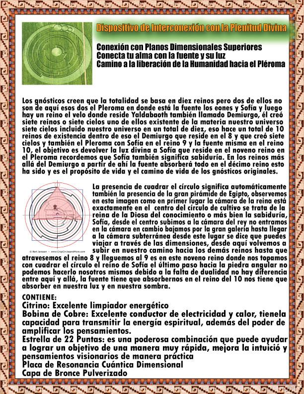 Dispositivo de InterconexiÇün con la Plenitud Divina PlǸroma - Metayantra MǸxico