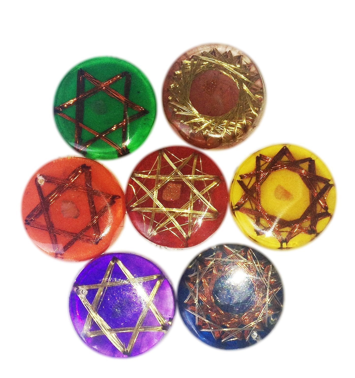 ENVIO INMEDIATO Kit de Sanación Local de los 7 Chakras - Metayantra México