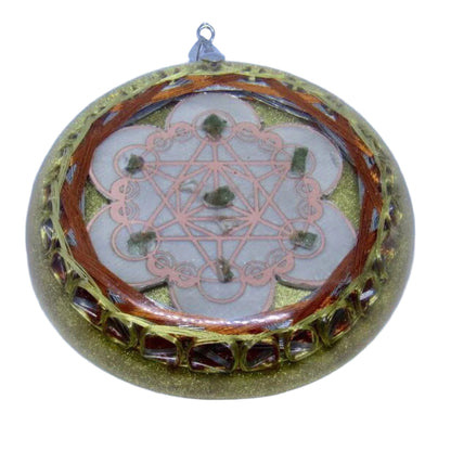 ENVǍO INMEDIATO Resonador Cuǭntico con Moldavita para ADN Cley Hill Crop 36 Vortex - Metayantra MǸxico