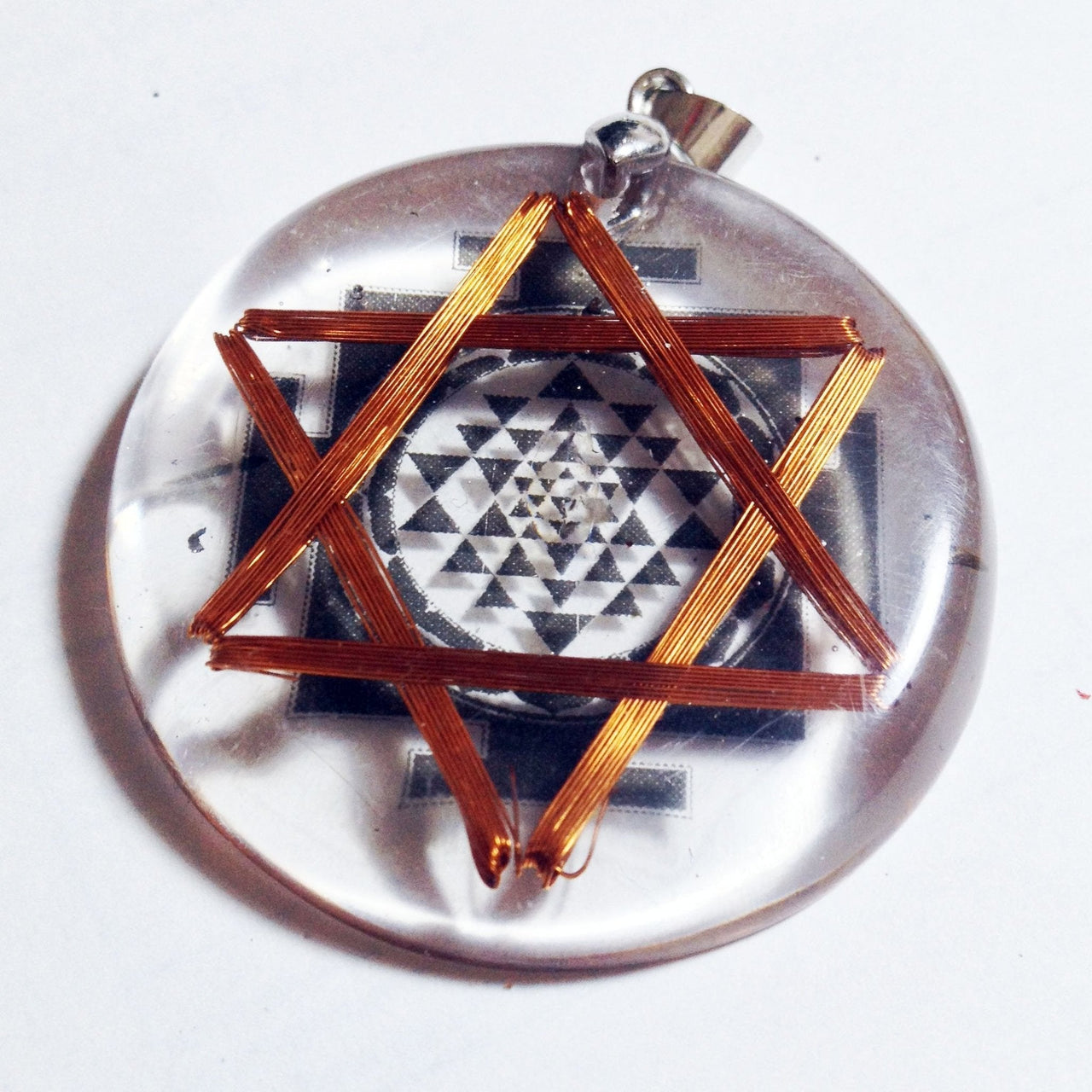 ENVǍO INMEDIATO Sri Yantra Hexagrama - Metayantra MǸxico