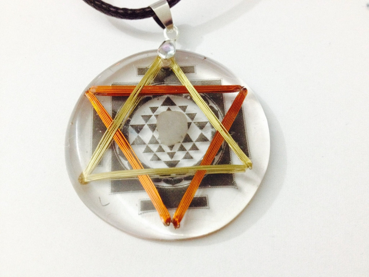 ENVǍO INMEDIATO Sri Yantra Hexagrama - Metayantra MǸxico