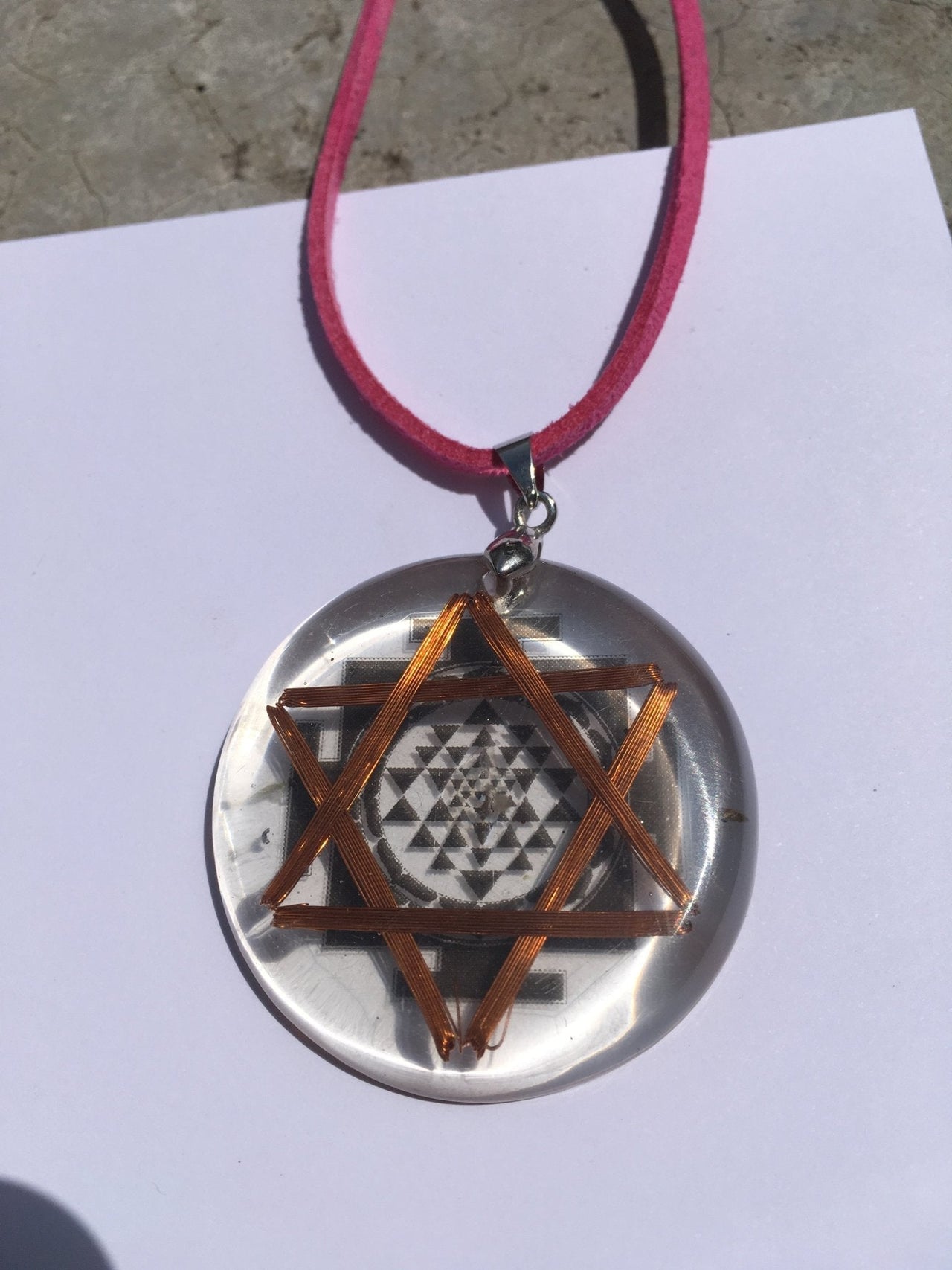 ENVǍO INMEDIATO Sri Yantra Hexagrama - Metayantra MǸxico