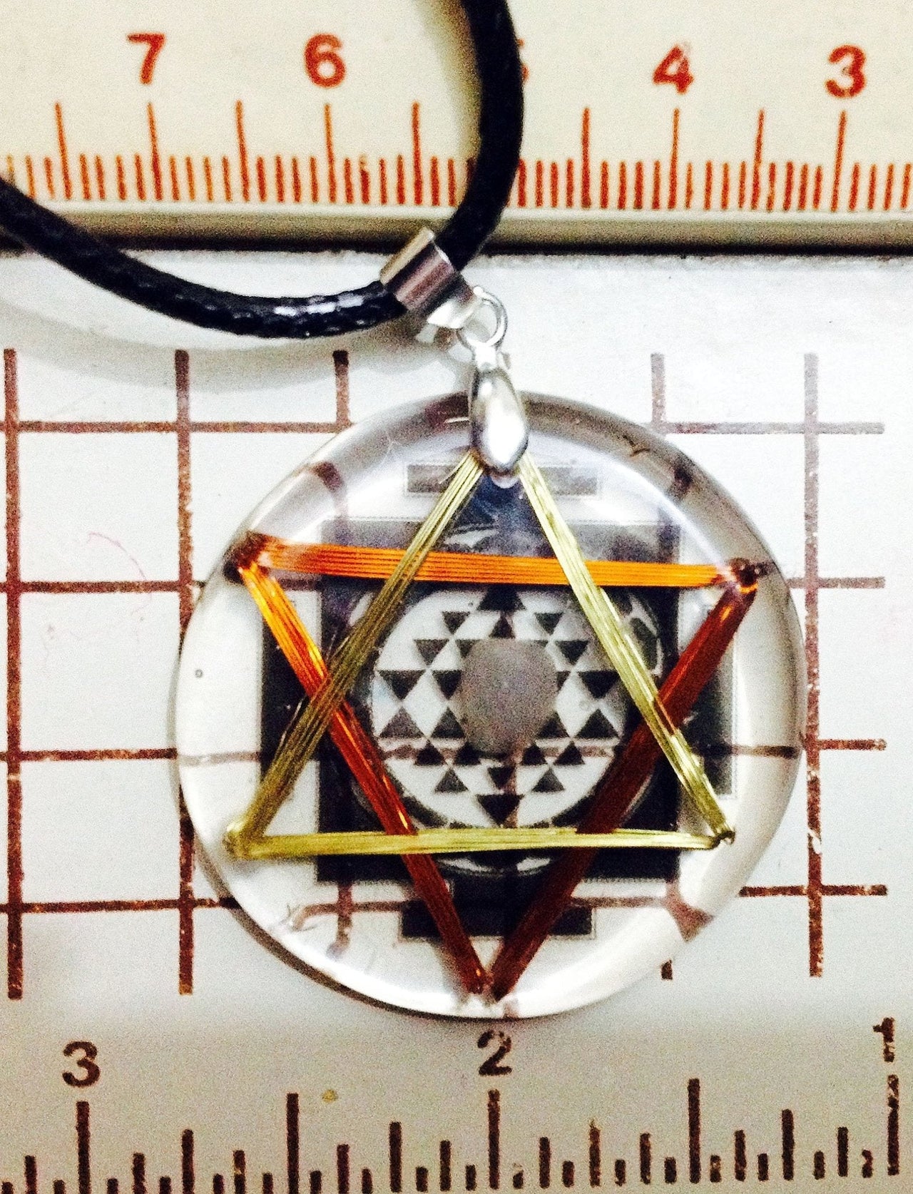 ENVǍO INMEDIATO Sri Yantra Hexagrama - Metayantra MǸxico