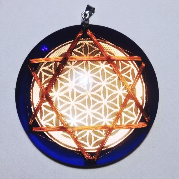 Flor de la Vida Hexagrama Resonador Cuǭntico - Metayantra MǸxico