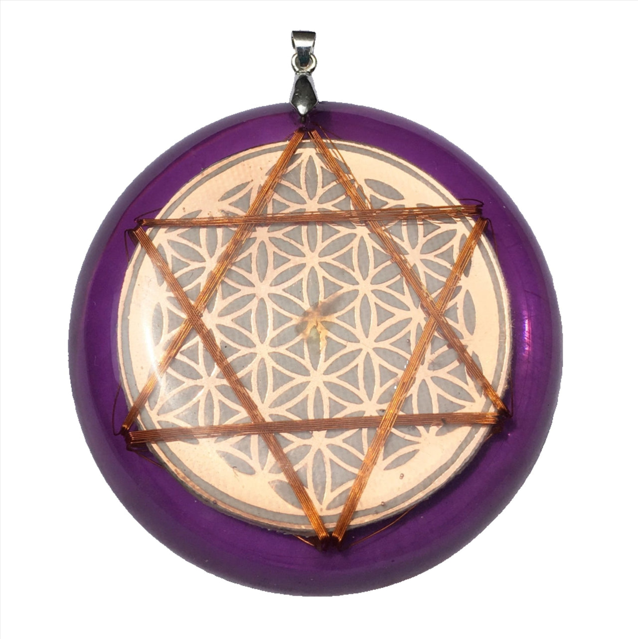 Flor de la Vida Hexagrama Resonador Cuǭntico - Metayantra MǸxico