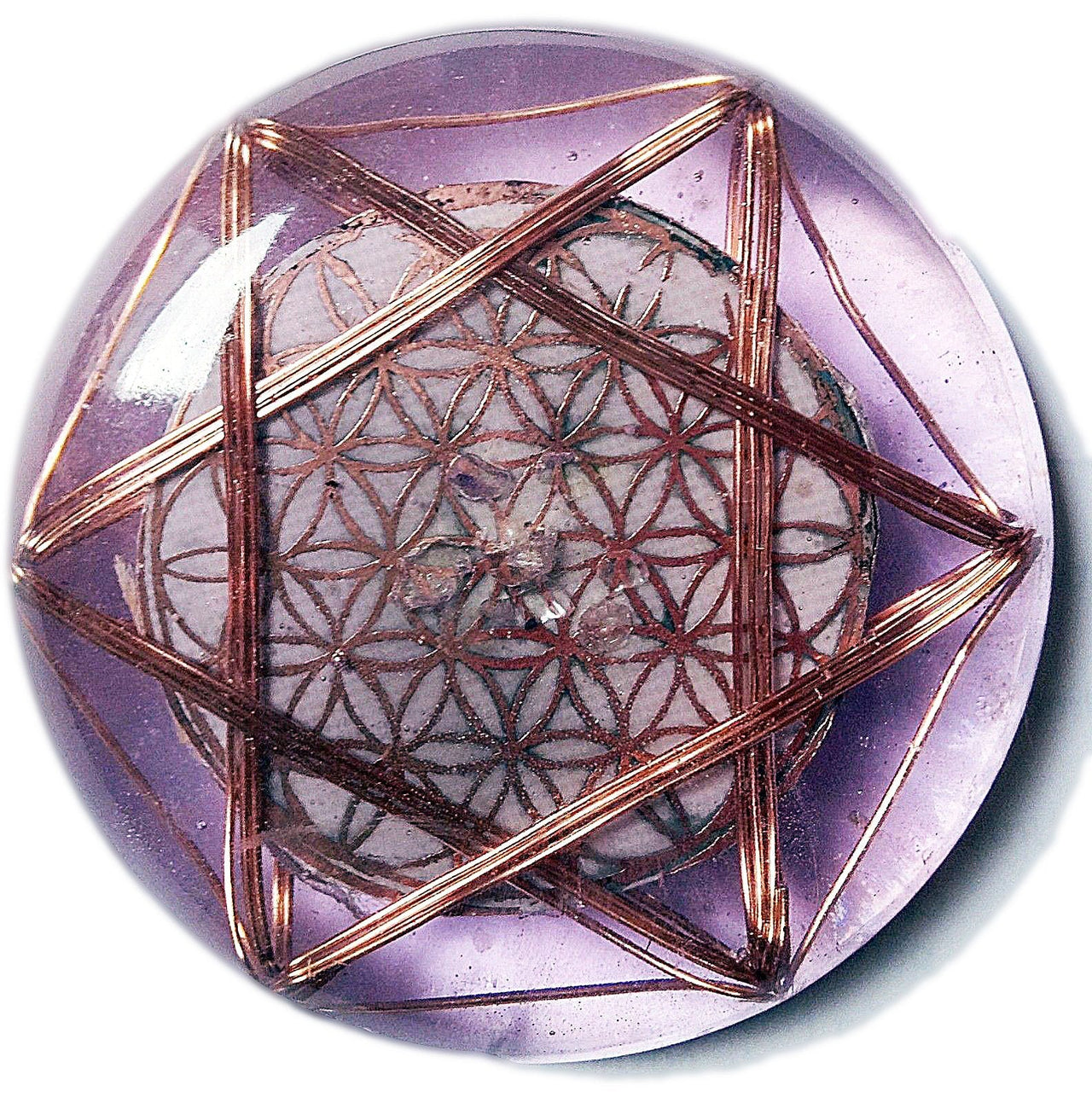 Flor de la Vida Hexagrama Resonador Cuǭntico - Metayantra MǸxico