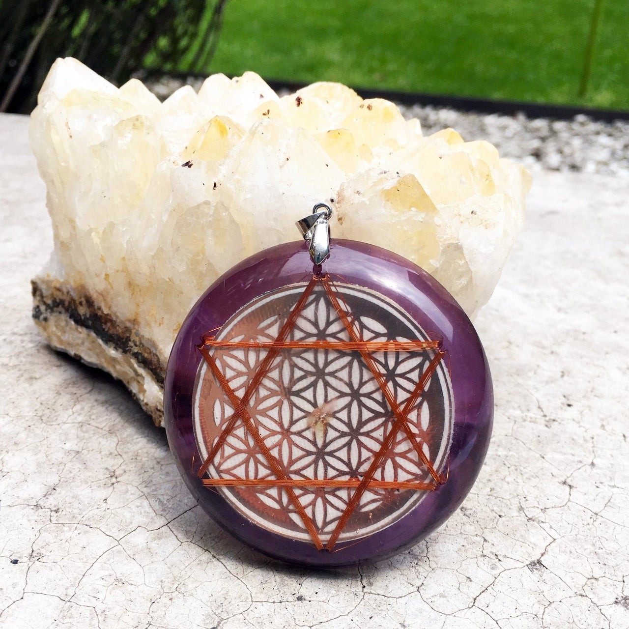 Flor de la Vida Hexagrama Resonador Cuǭntico - Metayantra MǸxico