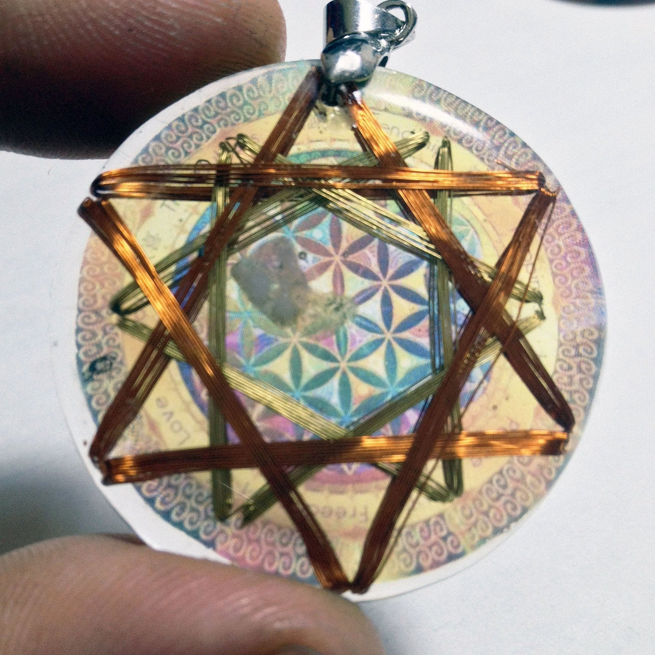 Flor de la vida POE Inductor de Paz Doble Hexagrama - Metayantra MǸxico