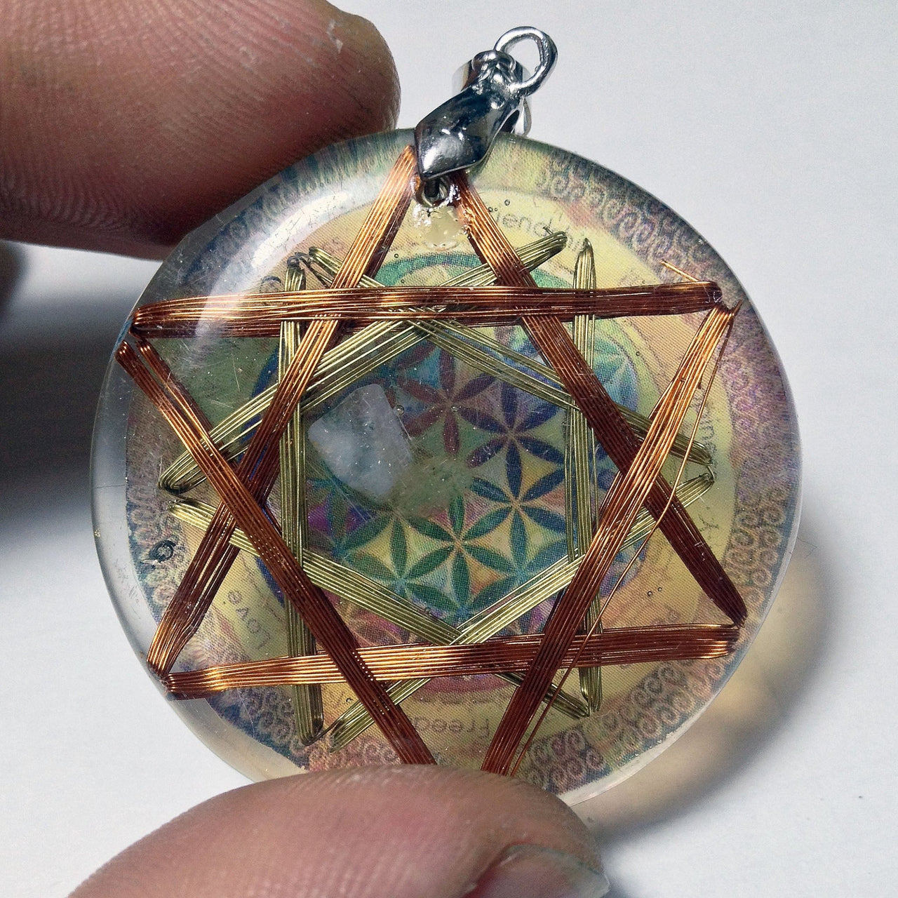 Flor de la vida POE Inductor de Paz Doble Hexagrama - Metayantra MǸxico