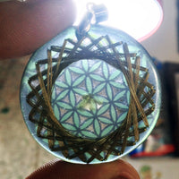 Thumbnail for Flor de la Vida Verde para Voluntad y Poder - Metayantra MǸxico