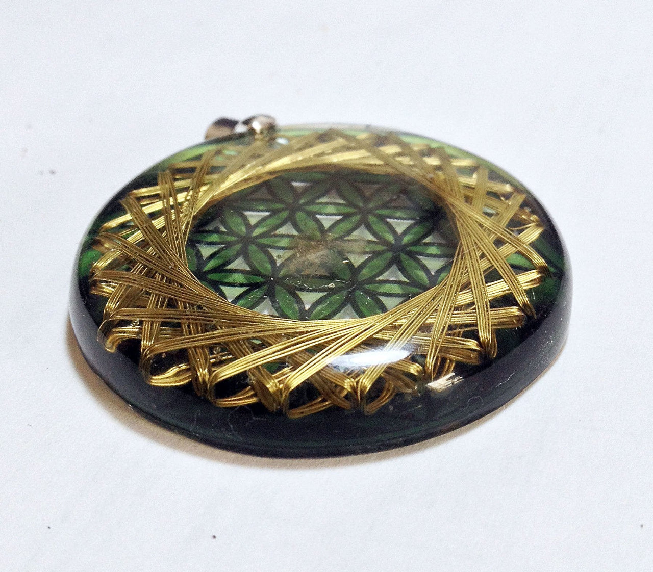 Flor de la Vida Verde para Voluntad y Poder - Metayantra MǸxico