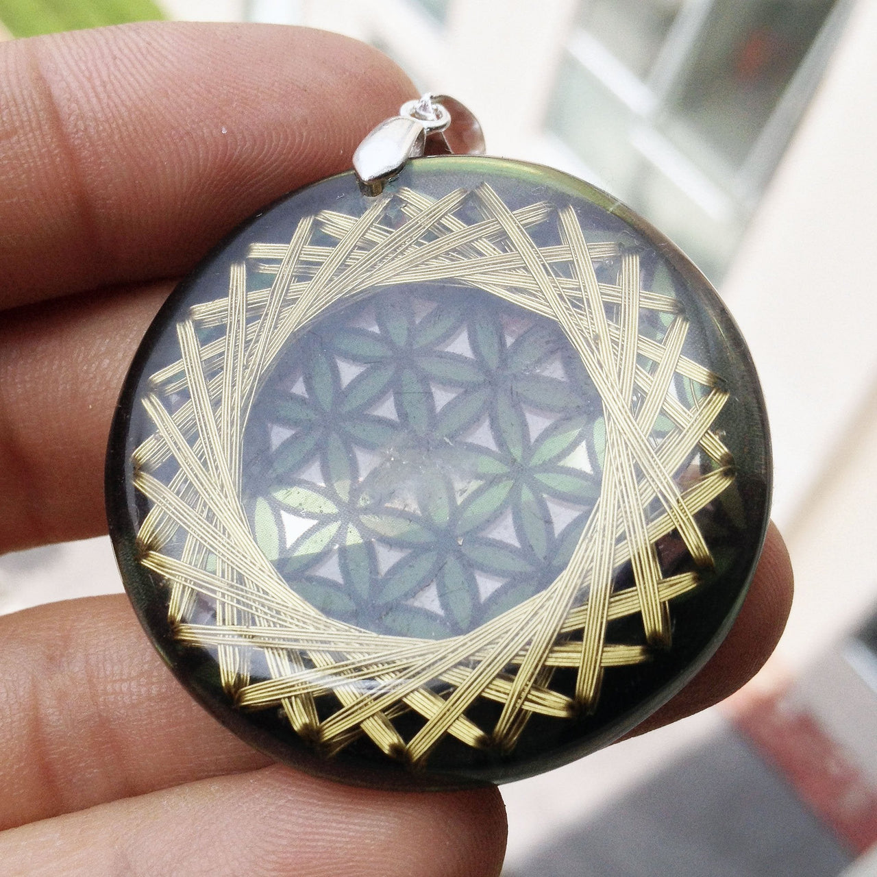 Flor de la Vida Verde para Voluntad y Poder - Metayantra MǸxico